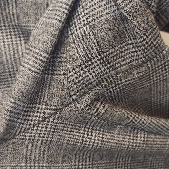 LOFT Julie Trouser In Black and White Plaid 10 - Picture 5 of 13